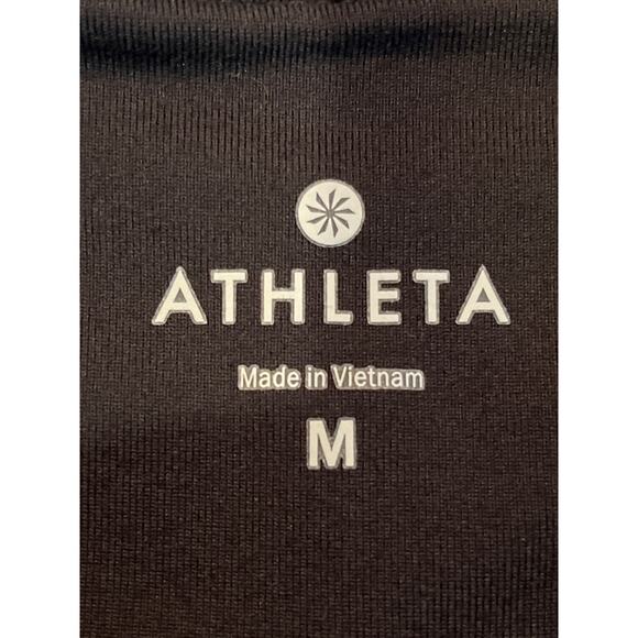 Athleta Luxe Ponte Black Athleisure Leggings with Zippers Medium - Picture 6 of 9